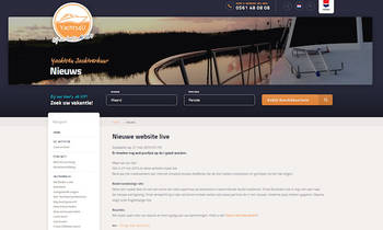 nieuwe website, yachts4u, yachtcharter
